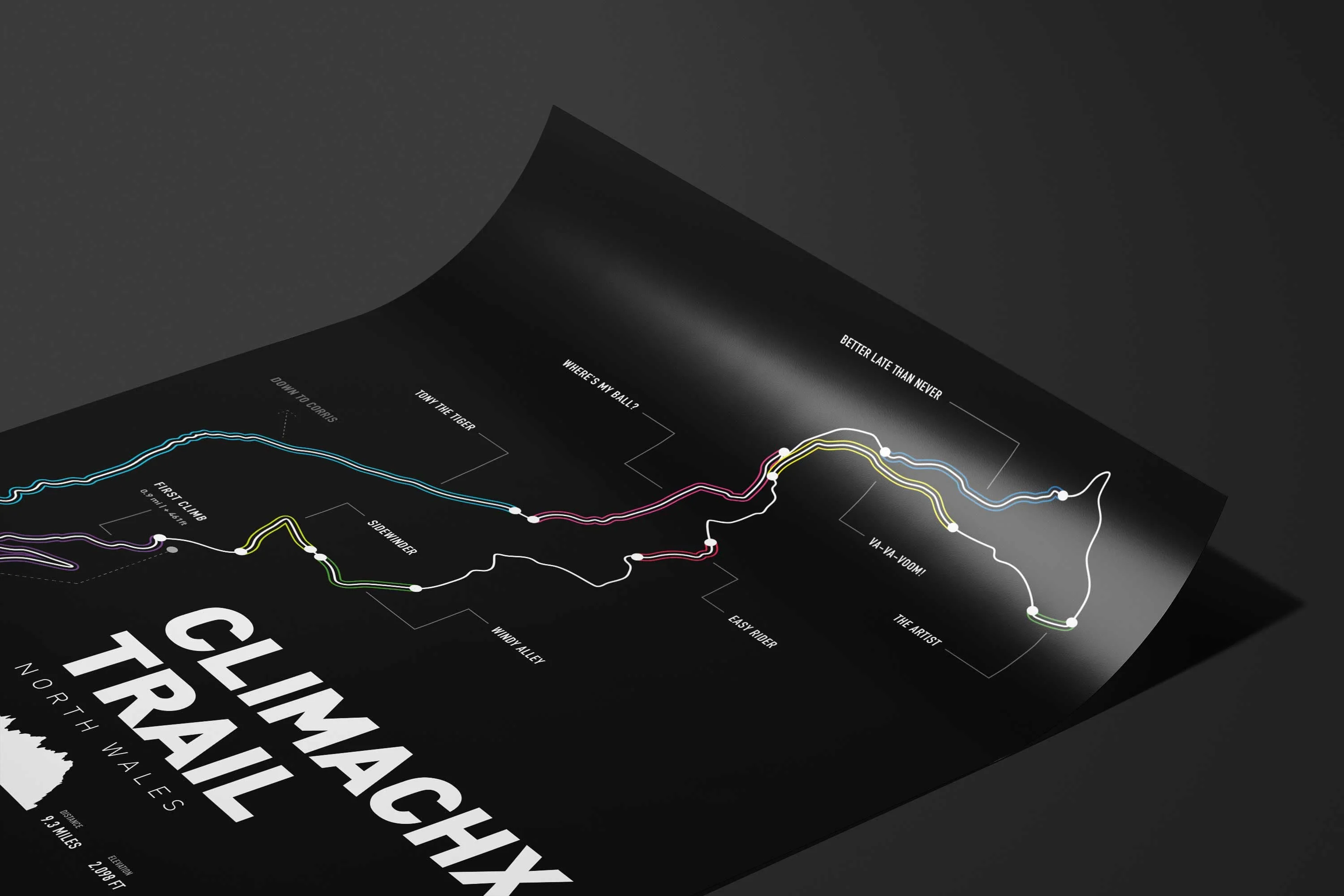 ClimachX Trail Mountain Bike Art Print - Image 4