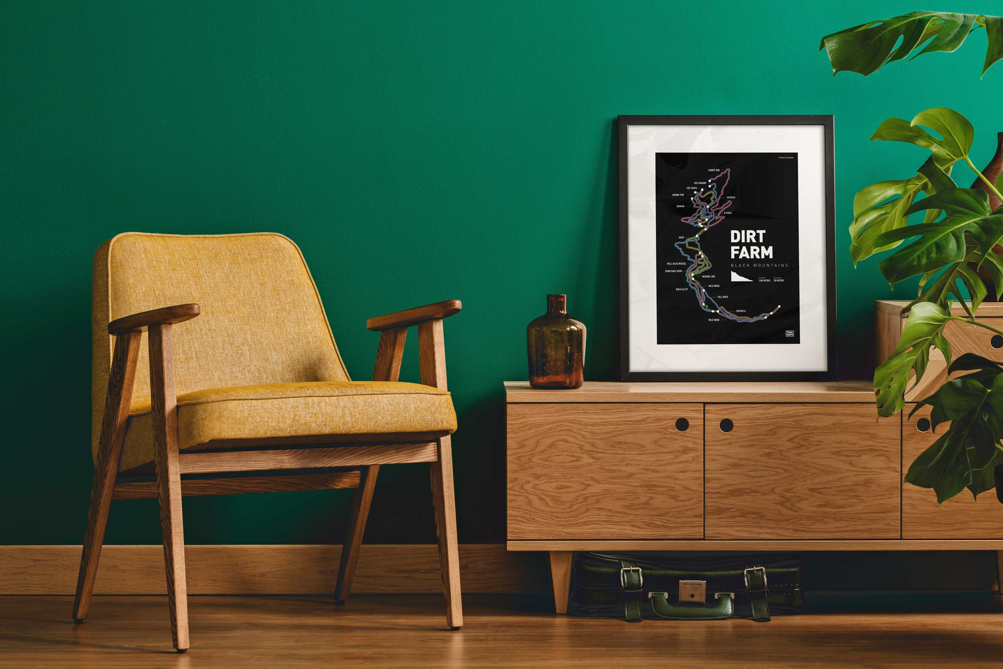 Dirt Farm Black Mountains Art Print - Image 5