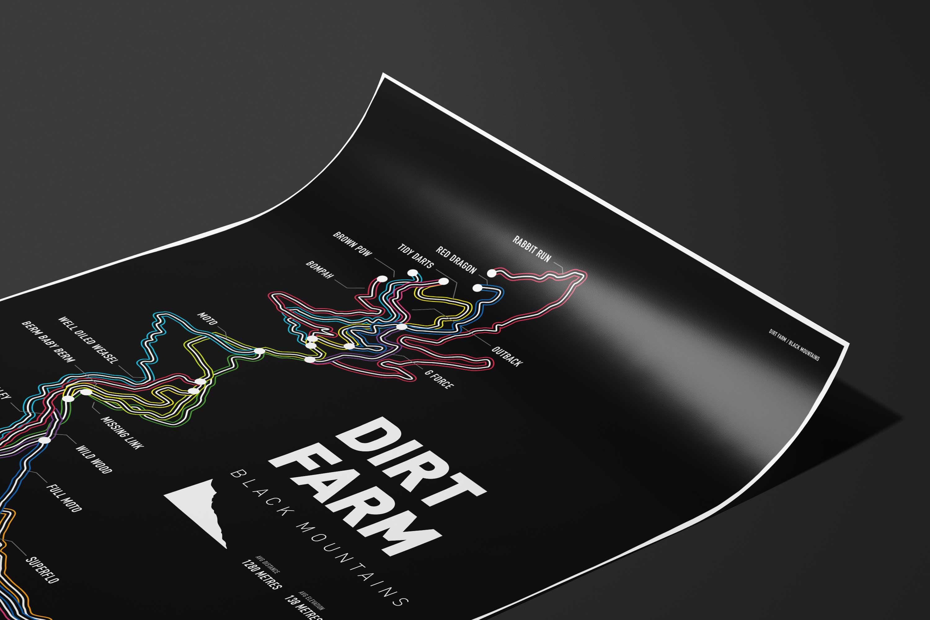 Dirt Farm Black Mountains Art Print - Image 6