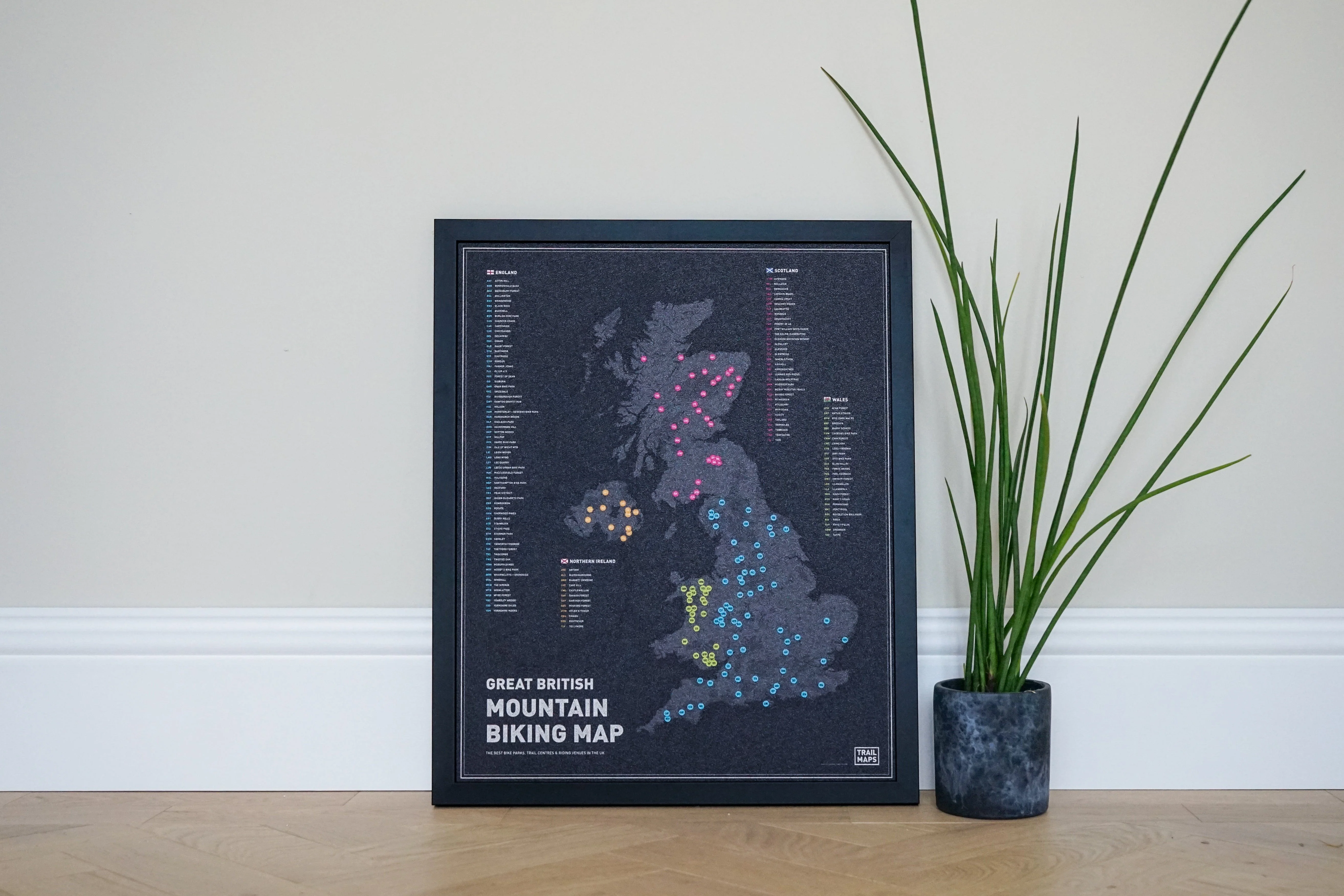 Great British Mountain Biking Push Pin Map - Image 6