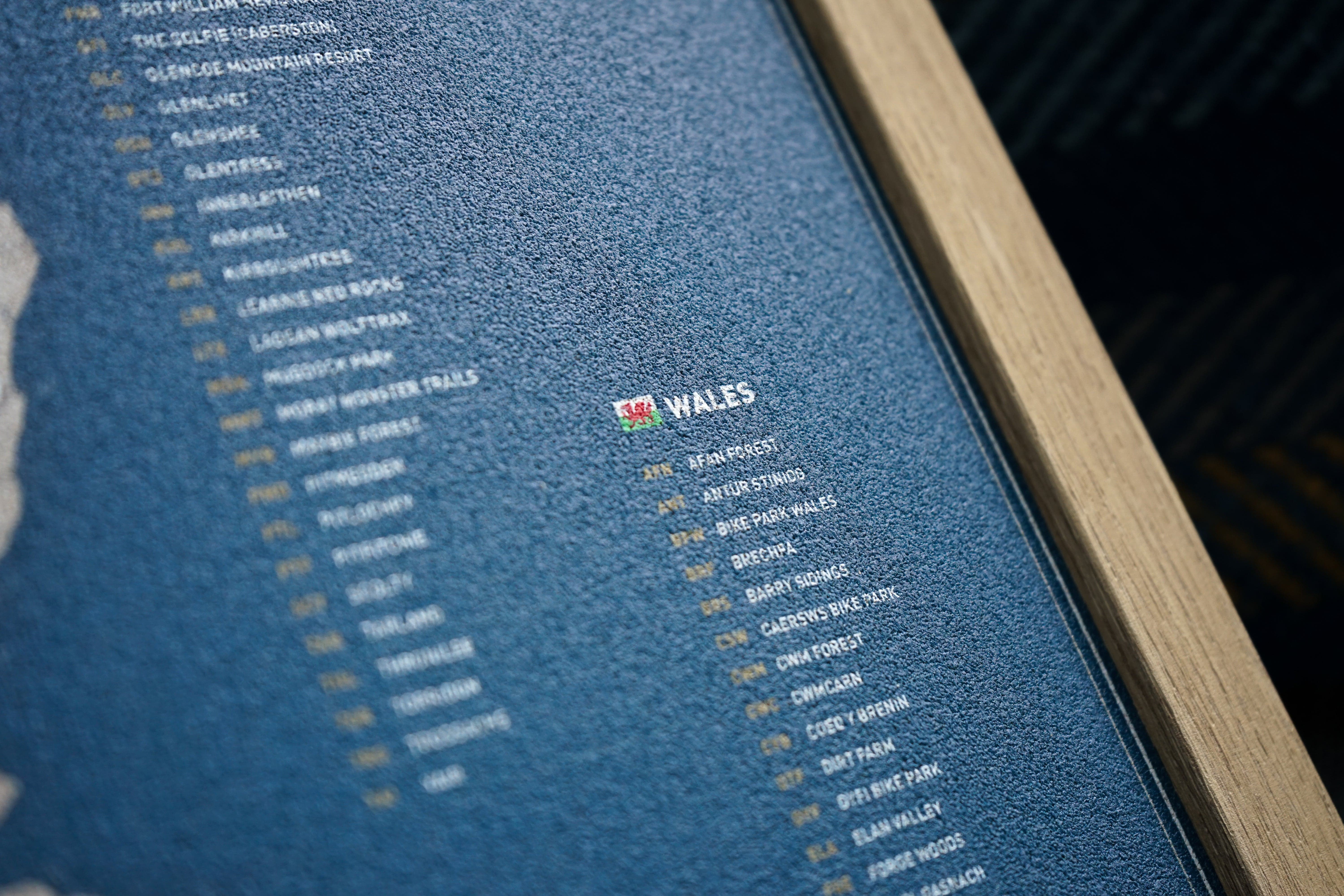 Great British Mountain Biking Push Pin Map - Image 7