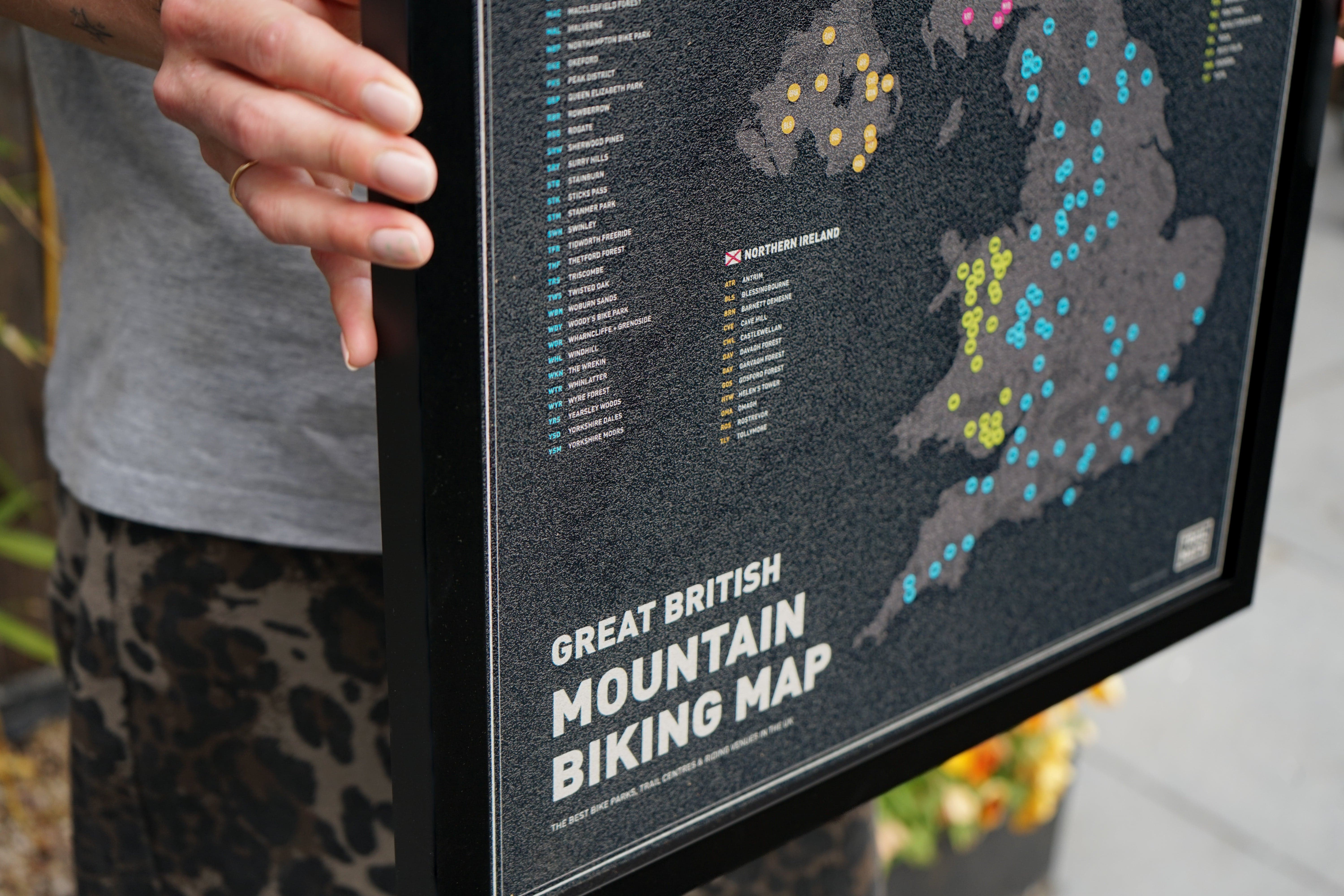 Great British Mountain Biking Push Pin Map - Image 8