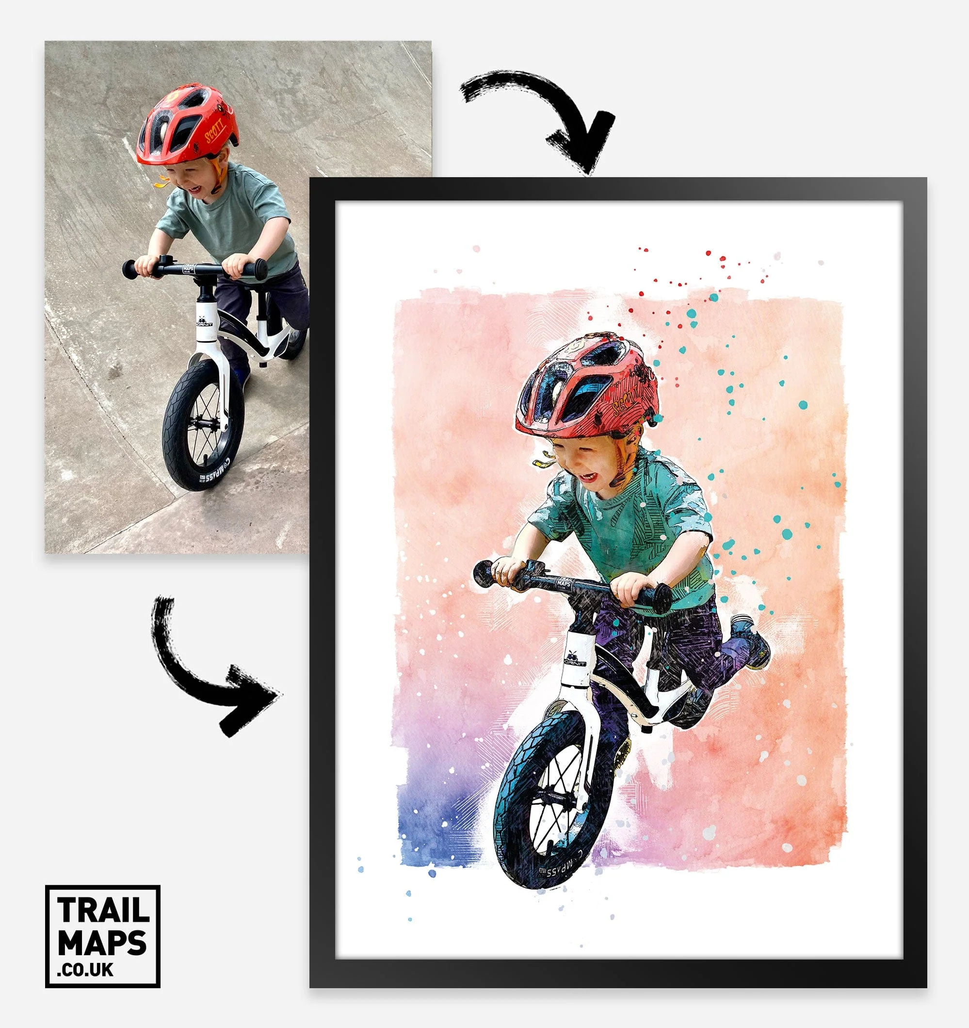 Mountain Bike Photo Retouch Artwork - Image 5