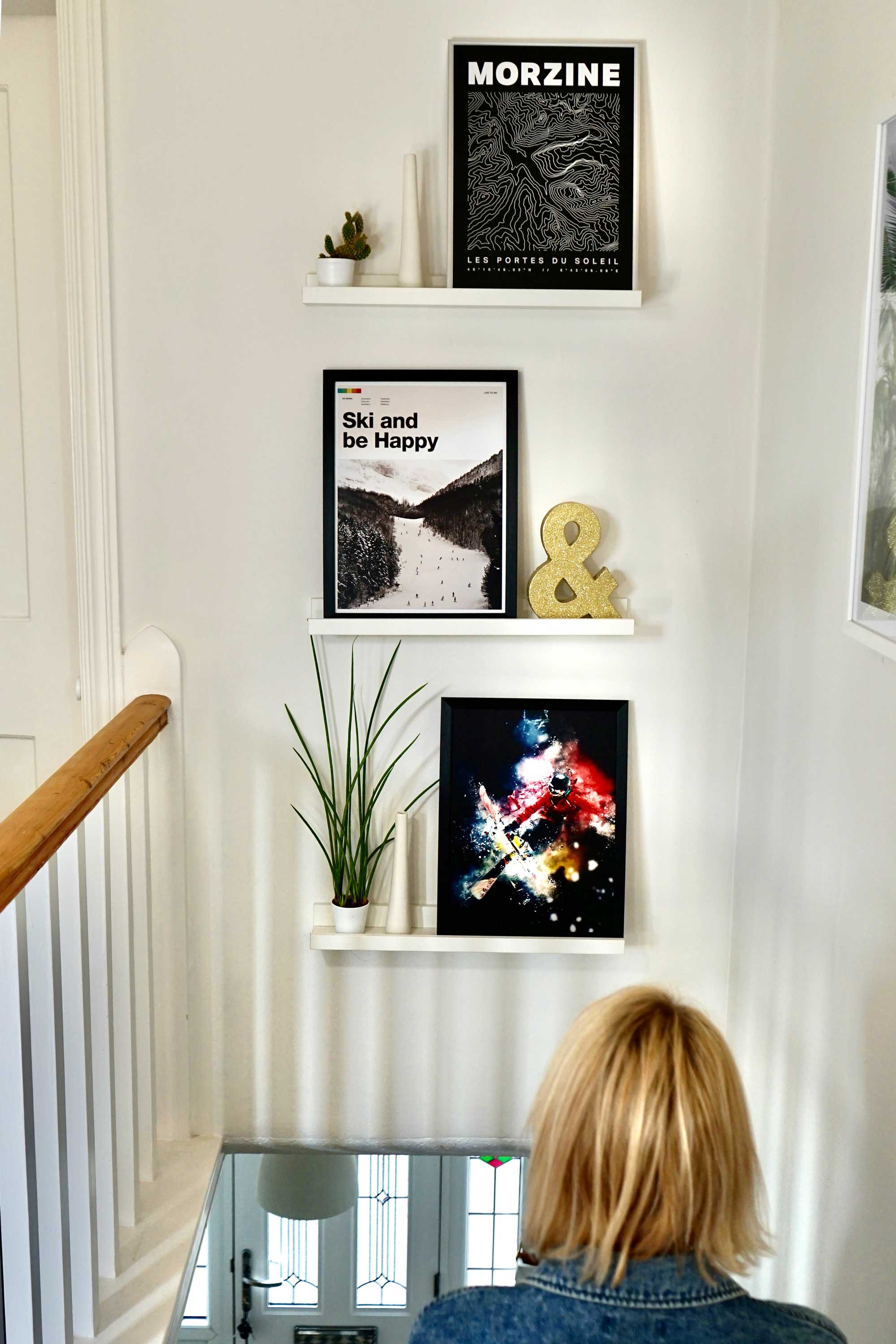 Ski and Be Happy Art Print - Image 3