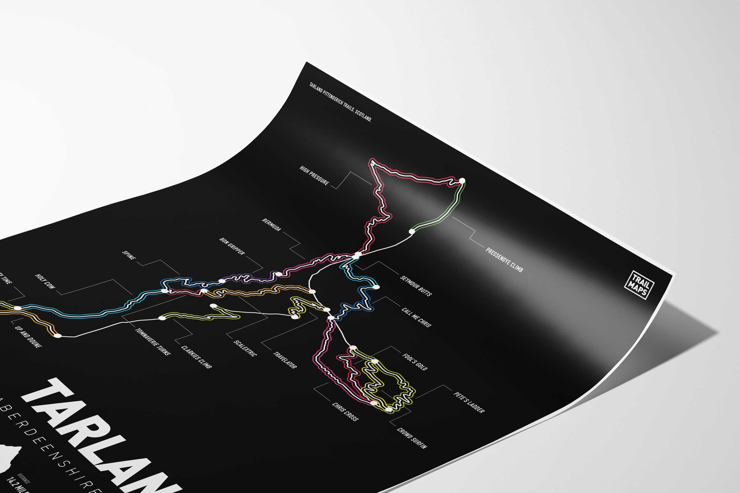 Tarland Mountain Bike Art Print - Image 8