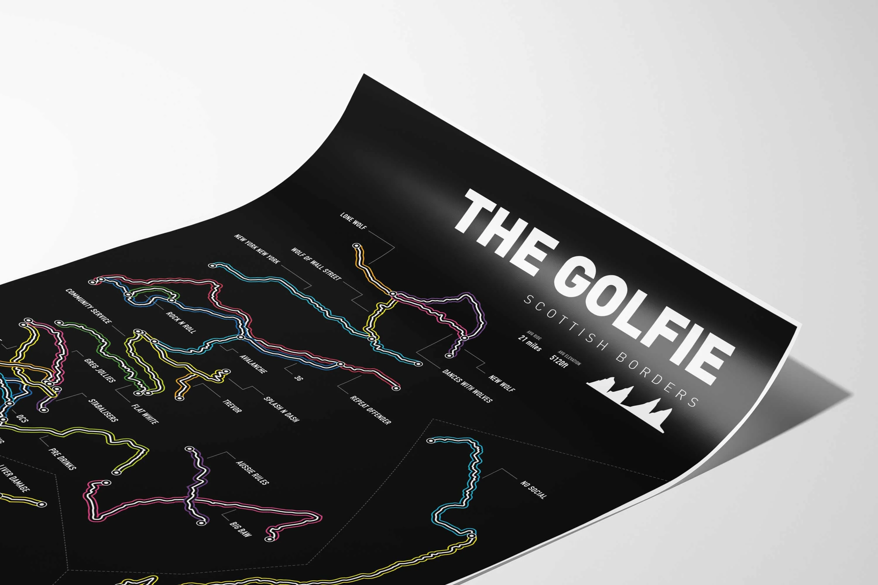 The Golfie, Innerleithen Art Print - Image 3